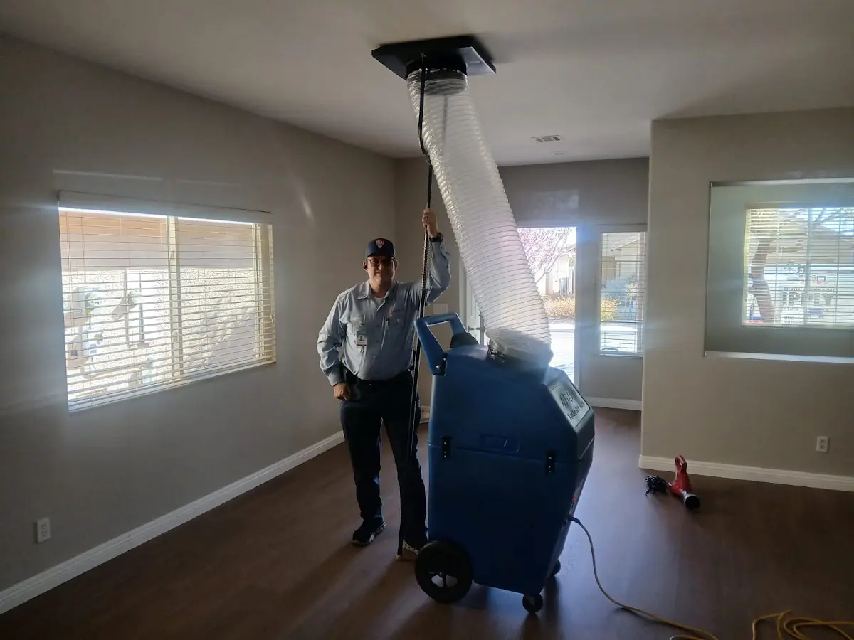 Professional Dryer Vent Cleaning work inside a Douglass Hills home